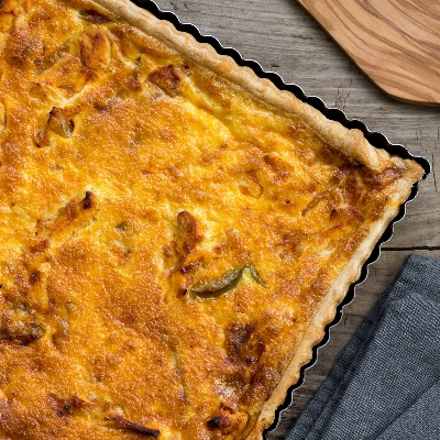 Recette tarte basquaise au poulet